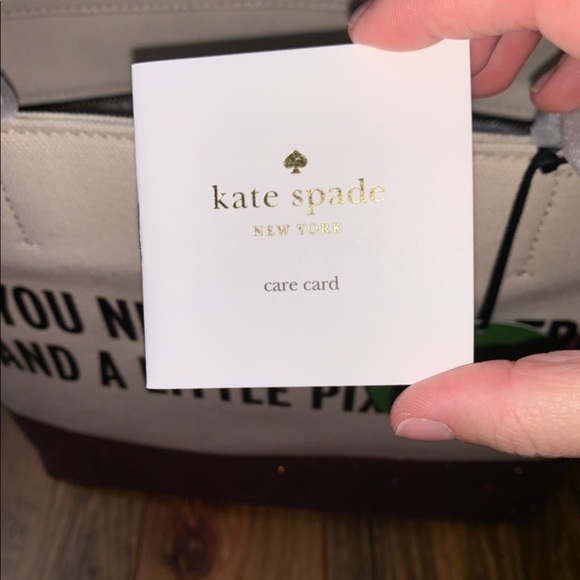 DISNEYLAND KATE SPADE TOTE BAG GLITTER pink - Picture 10 of 12